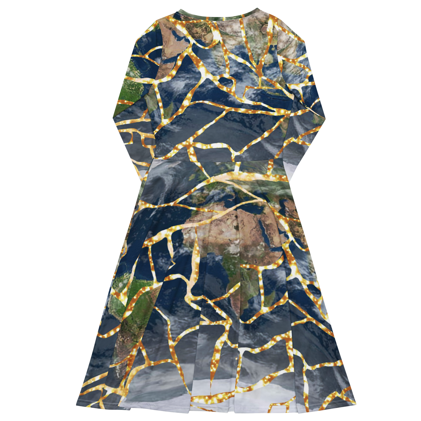 Vestido - mundo roto y reparado con kintsugi