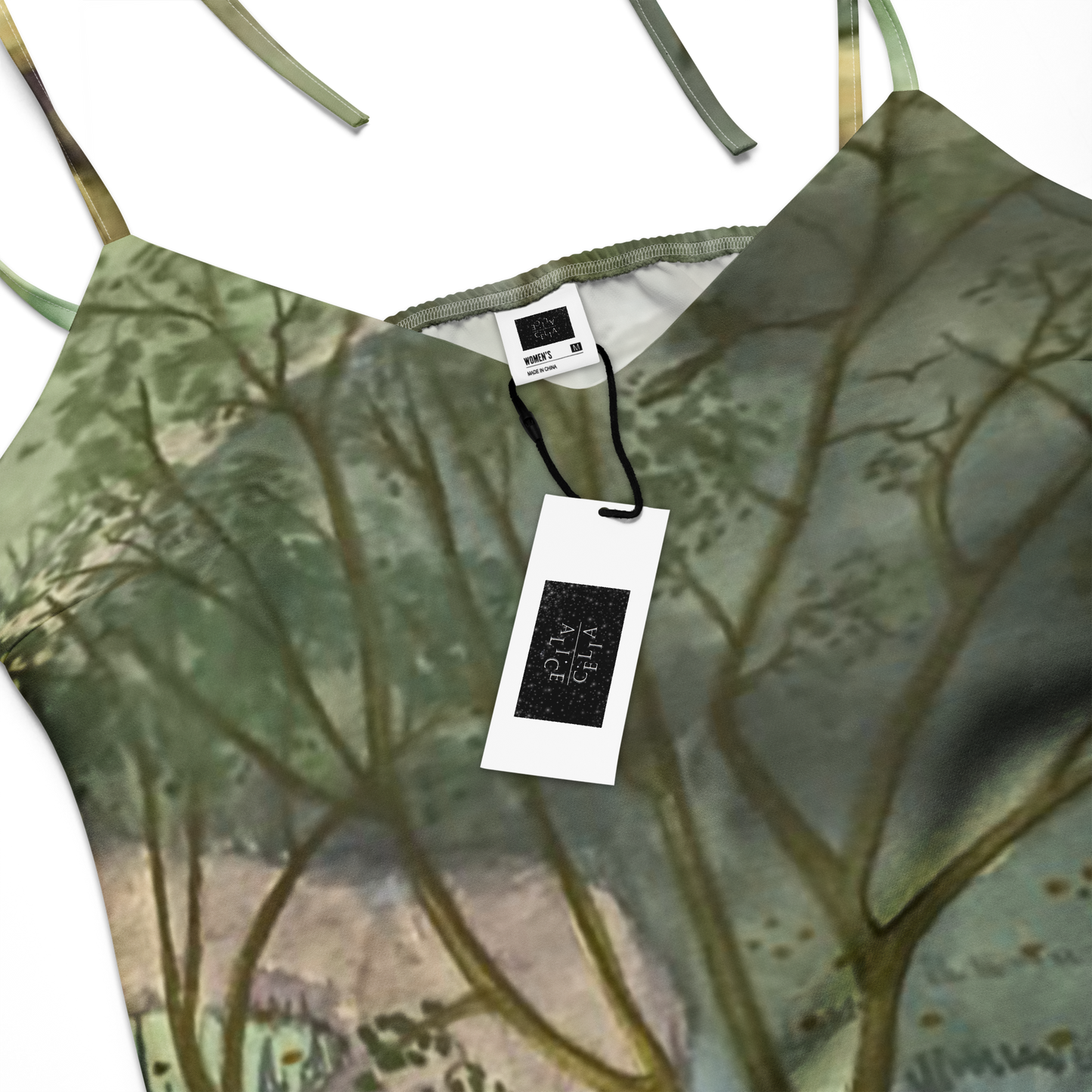 Vestido - estampado obra de arte
