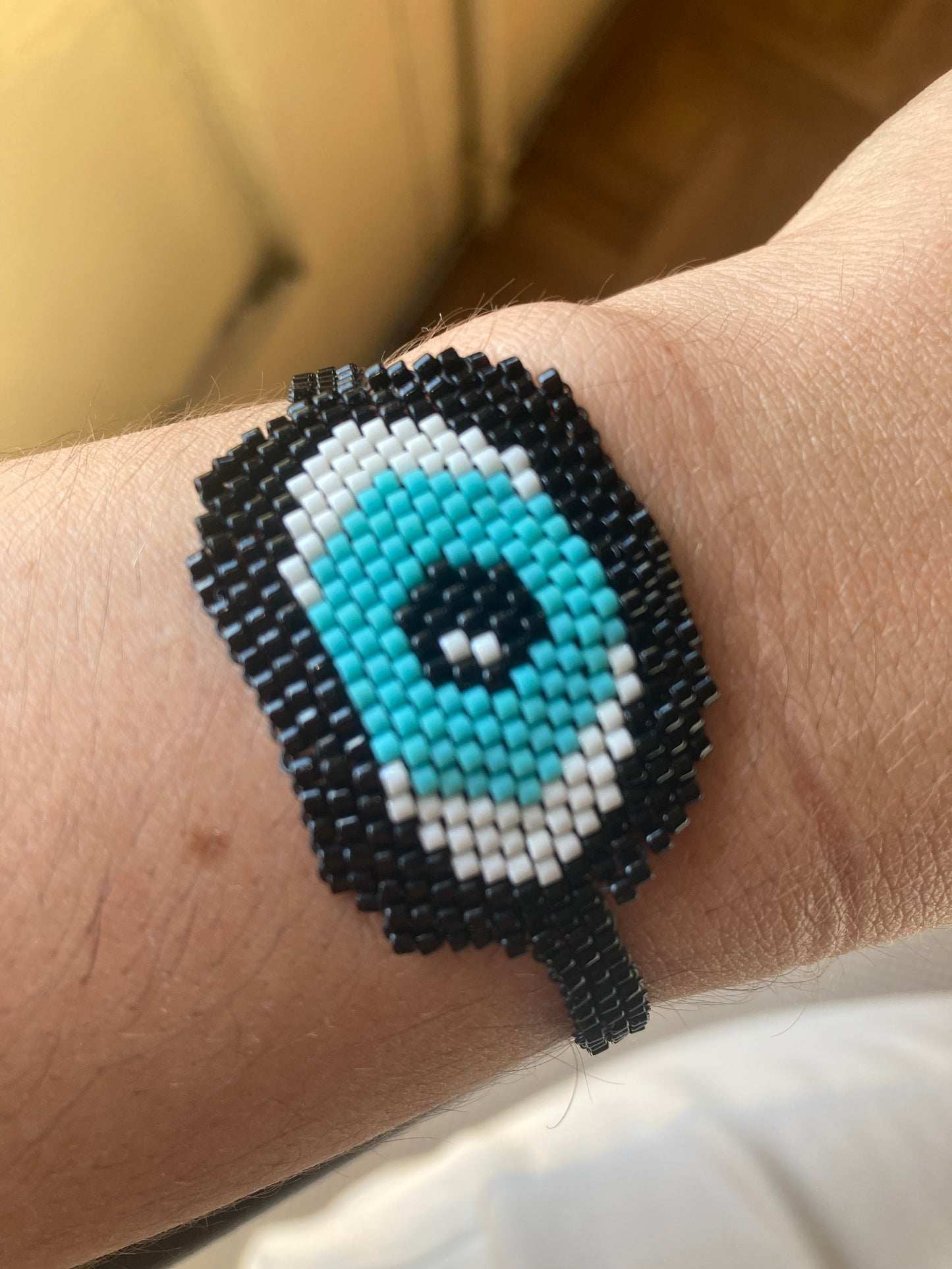 Pulsera - ojo azul miyuki