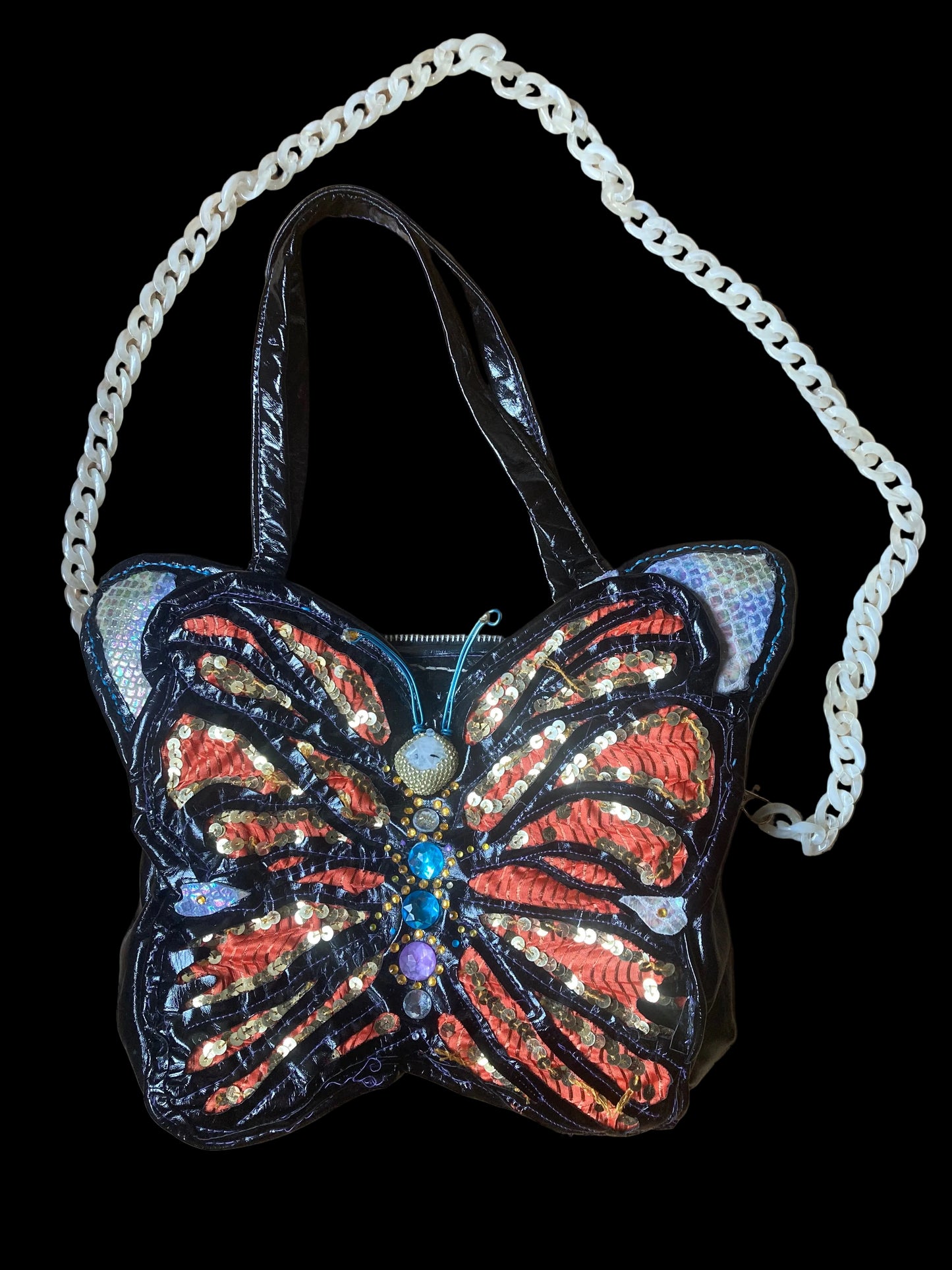 Bolso - mariposa naranja