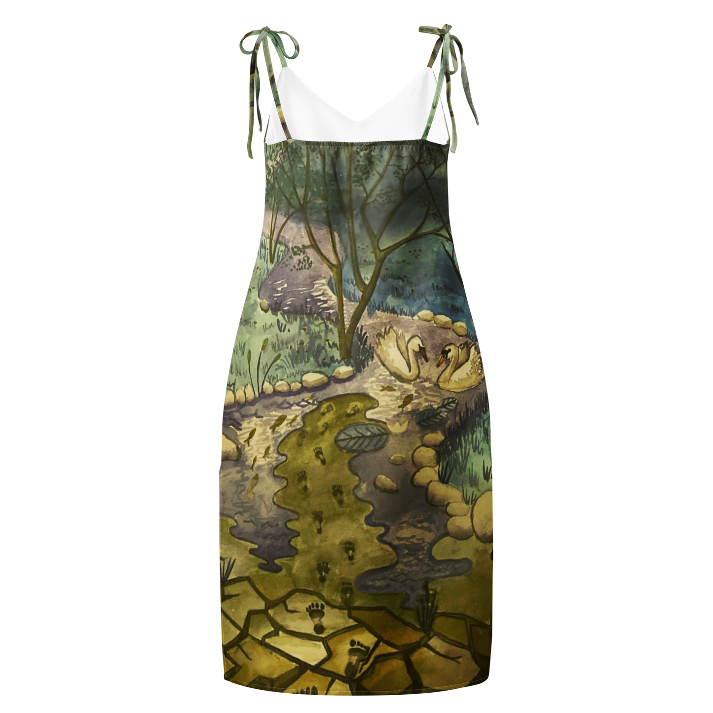 Vestido - estampado obra de arte