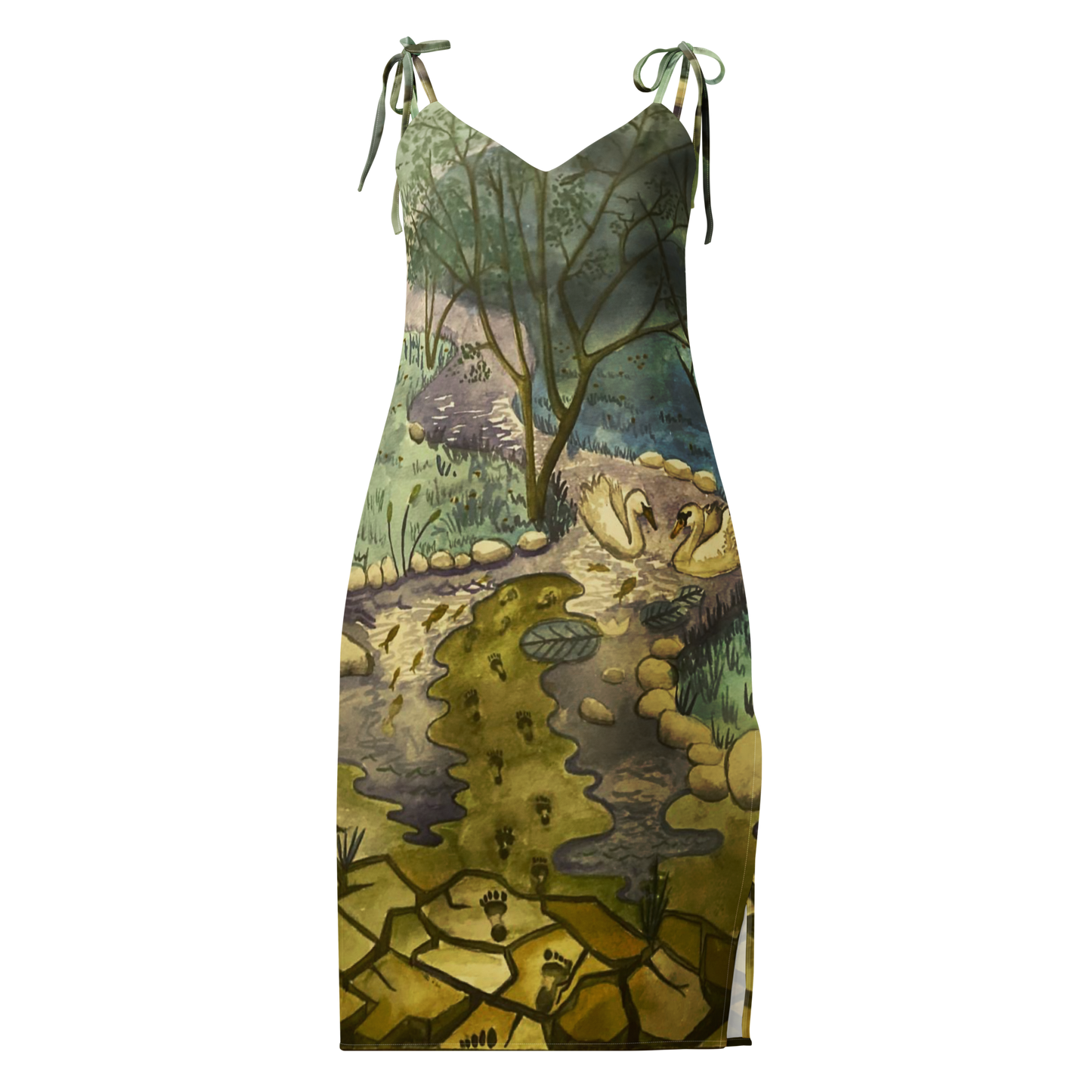 Vestido - estampado obra de arte