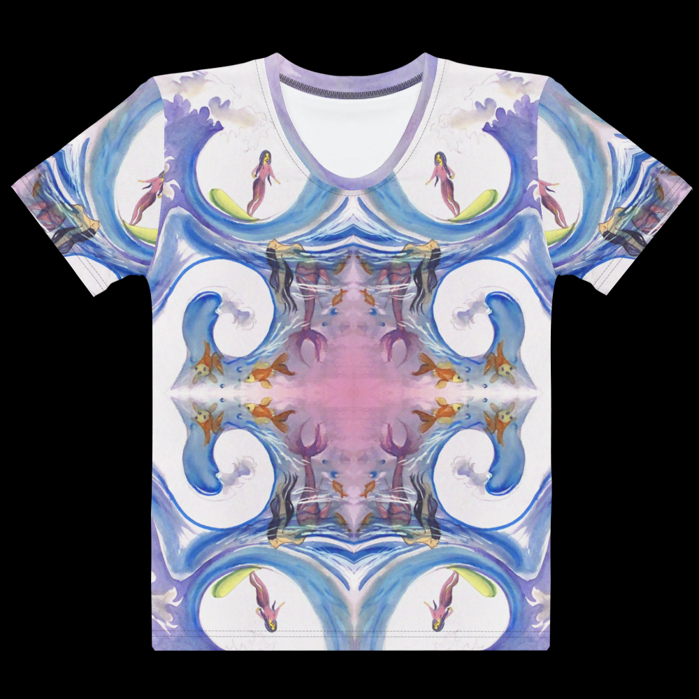 Camiseta para mujer - bajo el mar