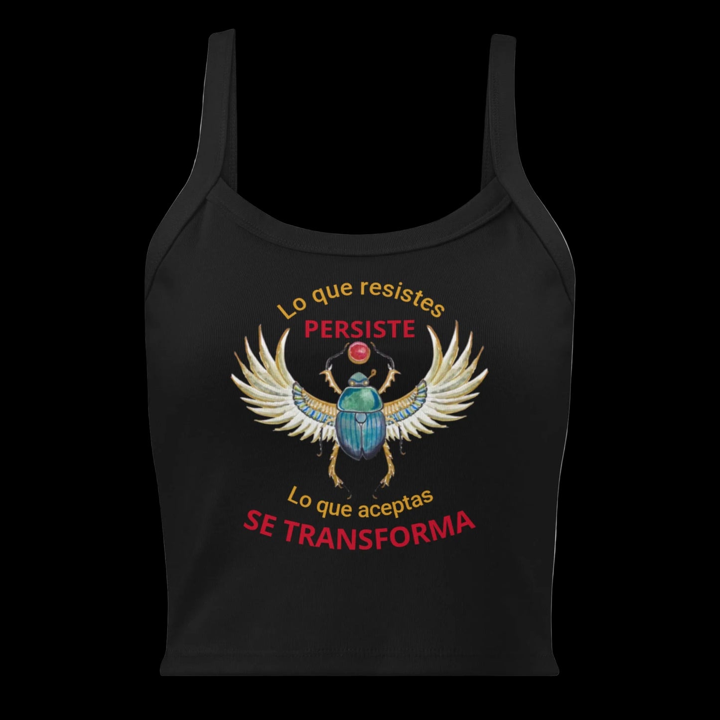 Camiseta con frase de jung lo que se resiste persiste lo que se abraza se transforma
