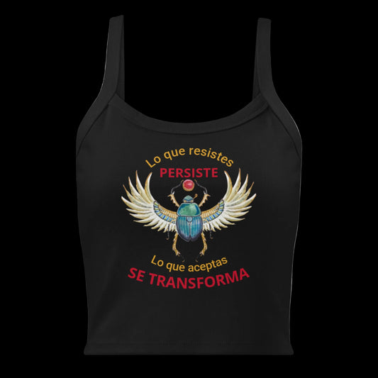 Camiseta con frase de jung lo que se resiste persiste lo que se abraza se transforma